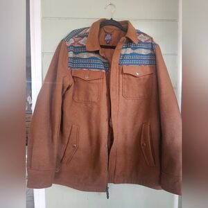 Moon Shine Aztec Men's Coat